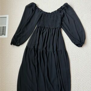 Wilfred Black Long Sleeve Dress